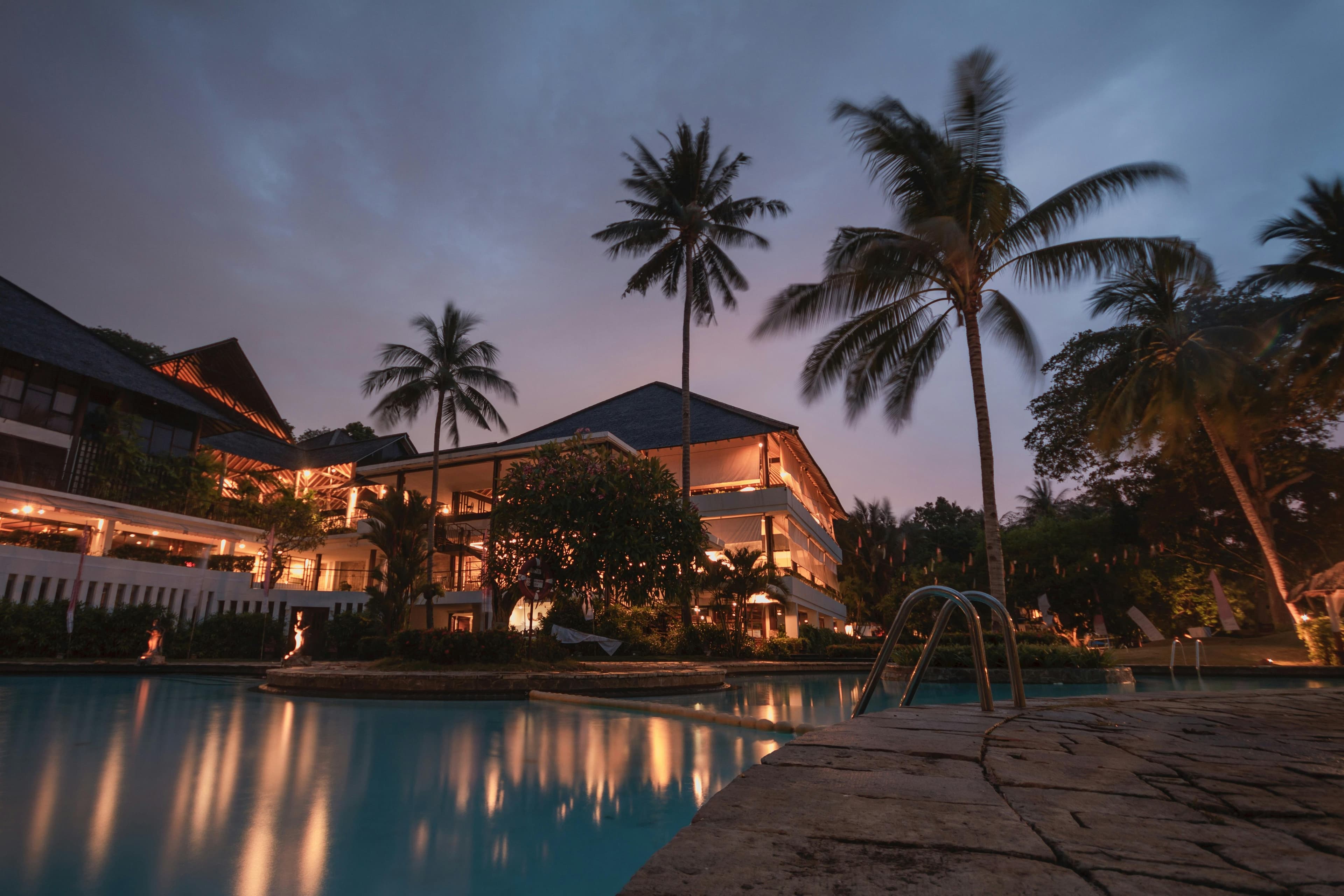 Outdoor retreat scene with more environmental width and a slower editorial read